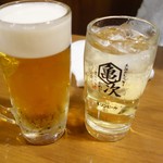 Tosanoigossou kameji - ビールとサワー
