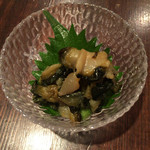 Okinawa Ryouri Kajimaya - ギーラー(ヒメシャコ貝)の泡盛漬け