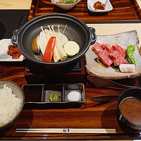 すき焼き 牛しゃぶ 松重 - ステーキ膳・国産牛100g（1680円）