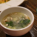 香材創作食房 アーユ - パスタに付くスープがこれまた絶品