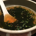 岐山 - 若者たちが食べたわかめスープ