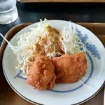 お食事処 なるみ - 唐揚げ二個¥200