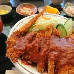 法楽屋 - かつめし(1400円)