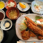 法楽屋 - 法楽屋定食(1600円)