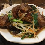 レバニラ定食 kei楽 - 