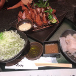 とんかつ マンジェ - 鹿児島黒豚&天使の海老フライ♫