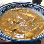 もりしげ - ドロッと系のカレーうどん  麺は歯がなくても食べられる
