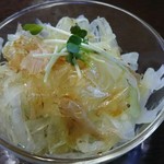 ステーキハウス綱政 - 玉ねぎサラダ