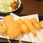Kansai-style Fried Skewers of 5