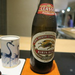 日本料理 晴山 - 29年9月　キリンラガー中瓶