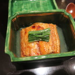 日本料理 晴山 - 29年9月　宍道湖鰻、湯葉　餡かけ