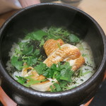 日本料理 晴山 - 29年9月　鮭土鍋御飯