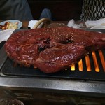 豪快ランプステーキ