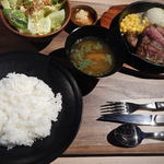 春美可 - 道産リブロースステーキランチ