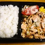 アイディーン ケバブ - ケバブ弁当肉大盛りガーリックソース