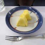 味 三秀 - 最後の水菓子はパイナップルでした・・・・・