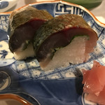 酒処 依屋 - サバ棒寿司