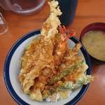 Tendon Tenya - 天丼￥５００にトッピングあなご￥２５０