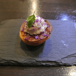 アキヒサ ハンダ - 常呂産帆立貝のリエット　ファーブルトンサレ