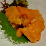 海鮮処 北の味大助 - 釧路産赤ホヤの刺身580円