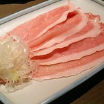 九州料理 くらら - 黒豚しゃぶしゃぶ肉