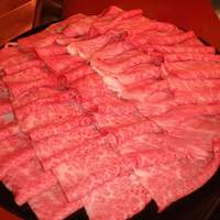 三嶋亭 本店 - しゃぶしゃぶの肉