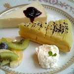 anthi-kuandoo-rudhi-zukissashitsu - 9月のケーキその２　芋ンブランとレアチーズ