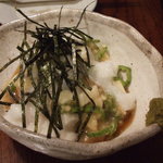 Makkochi Keiryuu - "じどっこ"のたたきと山芋とおくら和え