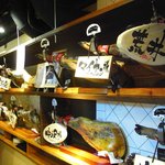 イベリコ屋 - 圧巻！　キープ生ハム！