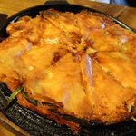 韓サラン - チーズキムチチヂミ