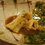 赤間茶屋 あ三五 - 湯葉の包み。あんかけ。旨みがすごい！