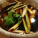 赤間茶屋 あ三五 - 鴨汁。これも旨い！