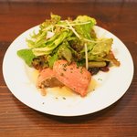 モンテ - ランチコース 1650円 の鶏レバーのパテ ポルト酒風味 はちみつを添えて