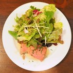 モンテ - ランチコース 1650円 の鶏レバーのパテ ポルト酒風味 はちみつを添えて