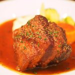 モンテ - ランチコース 1650円 の豚ばら肉の赤ワイン煮込み
