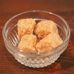 モンテ - ランチコース 1650円 の角砂糖