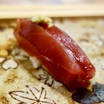 鮨おおね田 - ［2017/09］寿司⑧ まぐろづけの握り