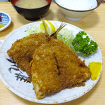 アジフライ定食1000円