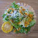 Miite Cafe - ランチセットのサラダ(2017年10月)