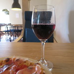 Miite Cafe - ランチセットのドリンクは赤ワインをチョイス♪(2017年10月)