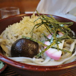 手打そばはぐい - 冷たいたぬき(2017年9月)