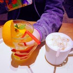 ピッツァ ナポレターノ カフェ - オレンジは確か炭酸だった