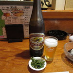 大漁 - 瓶ビール(大瓶) 691円　(2017.9)