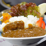 和牛の紀楽 - 〆はミニカレーをオーダーしましたが、絶品カレーでした(o^^o)