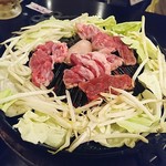 ジンギスカン テムジン - 焼き野菜とお肉