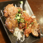 フルミチ  - 鶏もつのガーリックオイル漬け（３００円）２０１７年９月