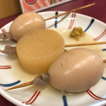 かもめ - おでん 各110円