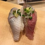寿司 魚がし日本一 - 脂ノリノリ鰯を追加