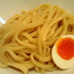 山形屋西洋酒場 - 西洋酒場 山形屋●つけ麺『麺ｱｯﾌﾟ』①極太平麺になってました