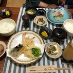天ぷら割烹 三松 - 天婦羅定食　970円